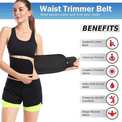 Men And Women Workout Slimming Belt Weight Loss Hot Slimming Thermo Waist Body Shaper Waist Trainer Neoprene Sweat Belt